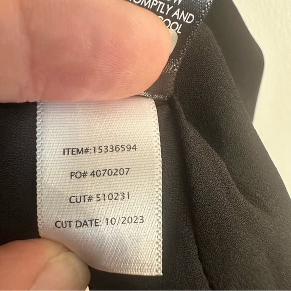 TORRID Sophie Swing Cami Women’s 0 (Large, 12) Sleeveless Tank deep black, NWOT - Picture 7 of 10